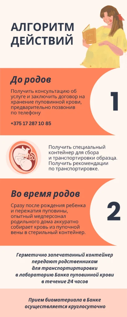 Процесс сбора и хранения пуповинной крови