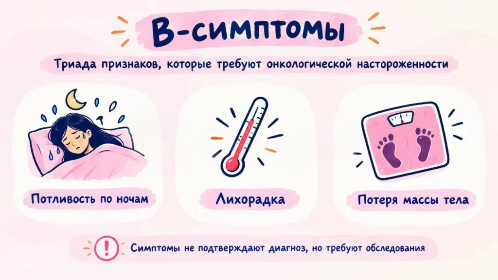 B-симптомы лимфомы Ходжкина